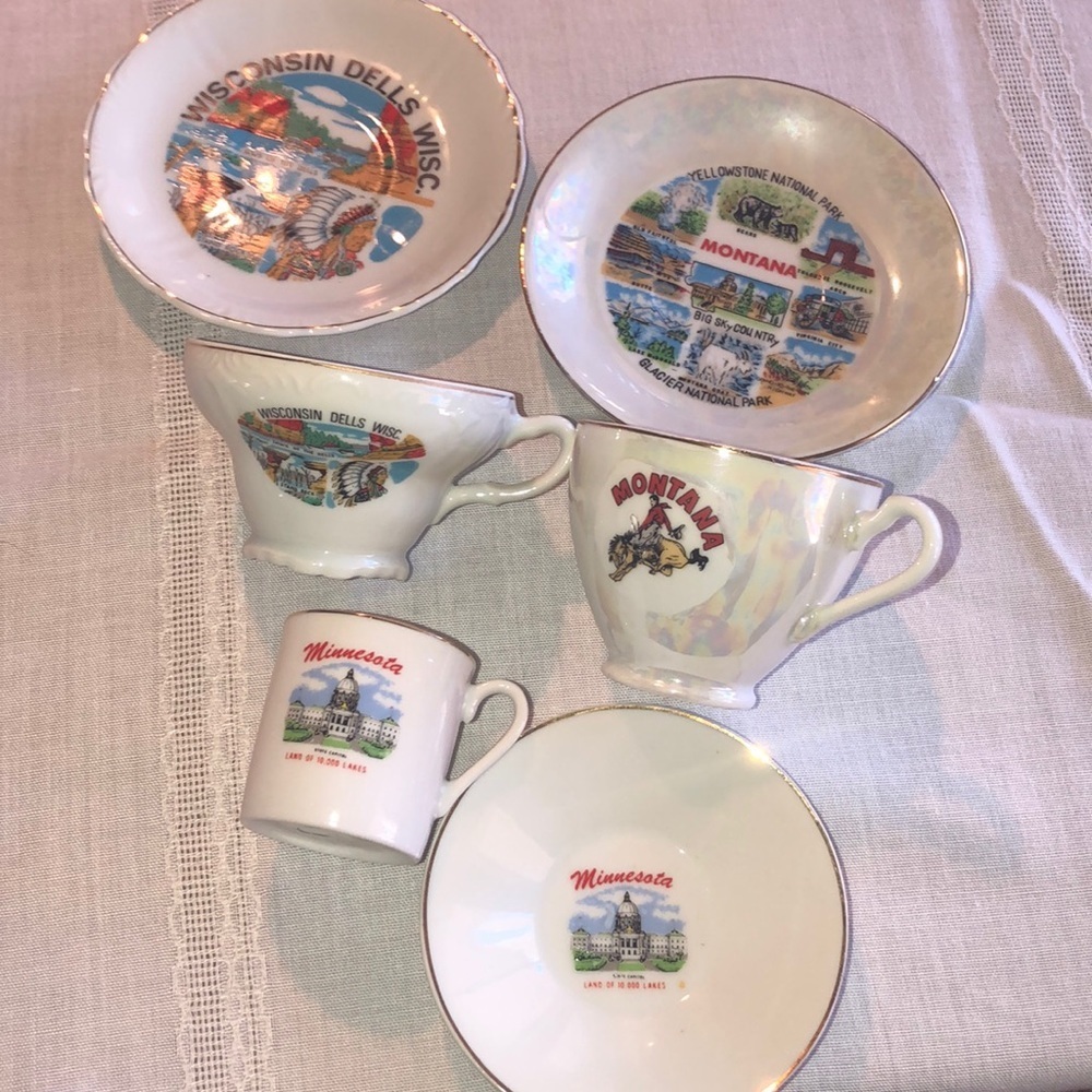 Tea cup collection